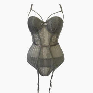 Sexy Lingerie Waistcoat Small Chest One-piece Tights Temptation Garter Stockings