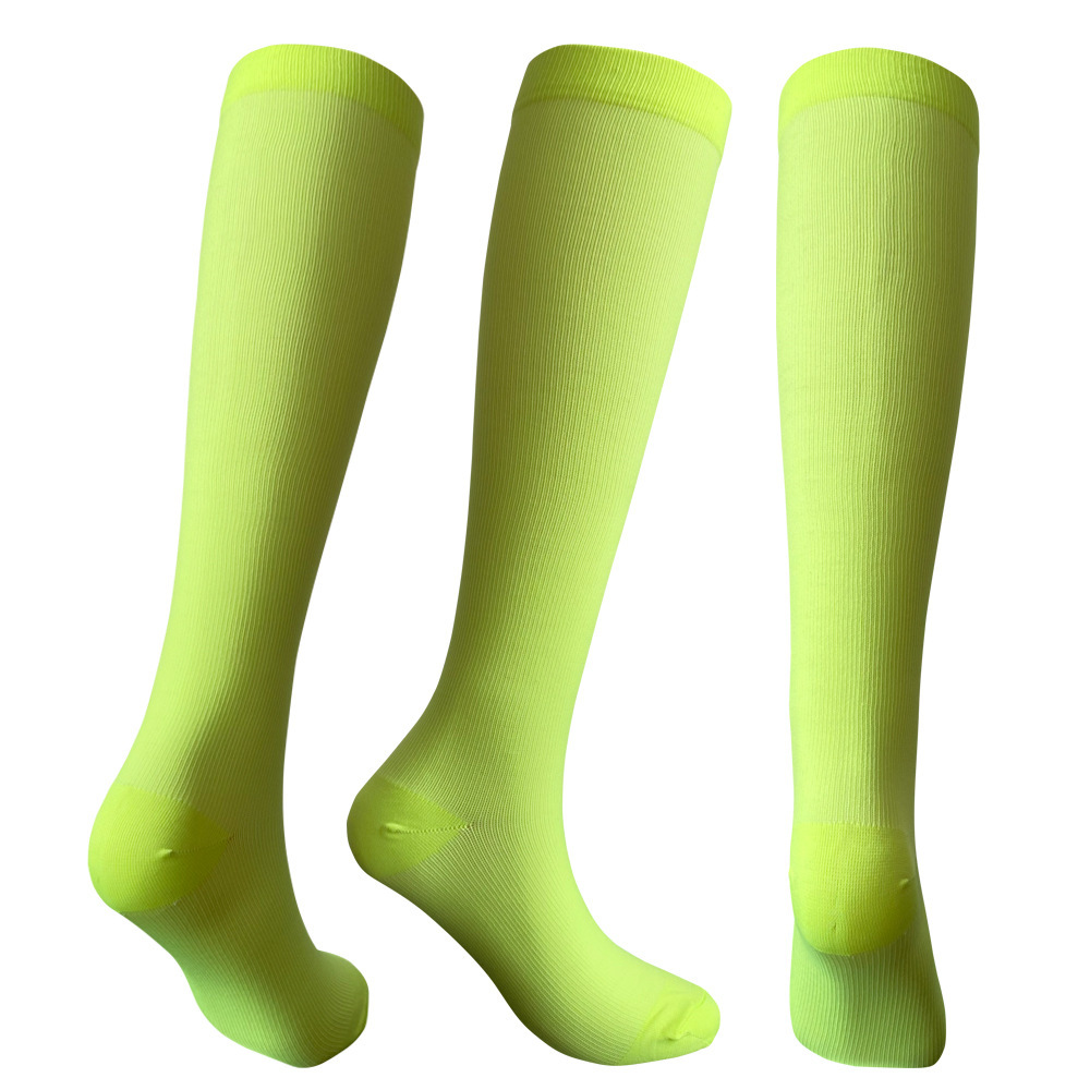 Solid Color Sports Compression Stockings Fitness Running Stockings - Image 4