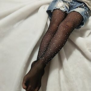 Kid's Socks Hot Drilling Fishnet Stockings Hollow Stockings Pantyhose