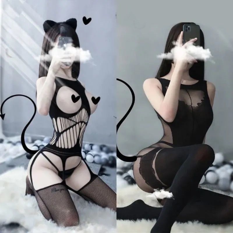 Sexy Erotic Lingerie Passion Student Stockings - Image 4