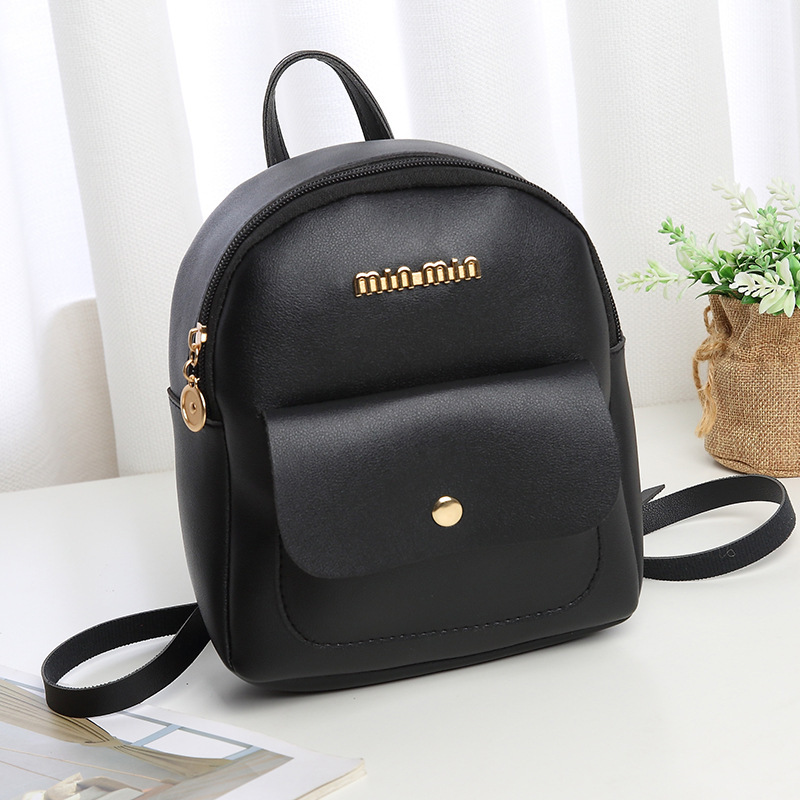 Mini Backpack Letter Large Capacity Small Backpack - Image 3
