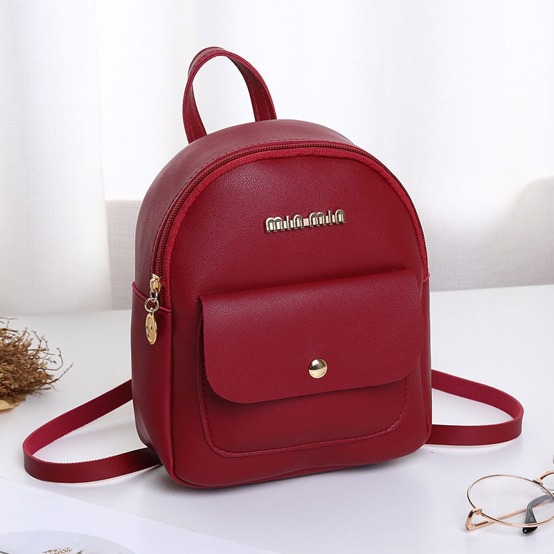 Mini Backpack Letter Large Capacity Small Backpack - Image 4