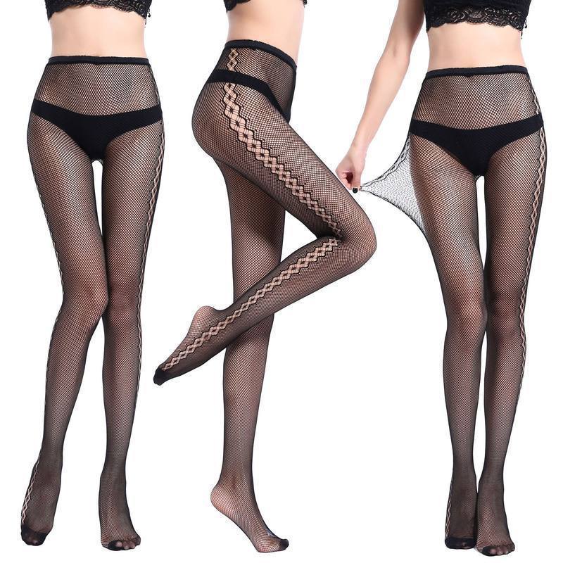 Base Stockings Semi-permeable Lace Sexy Polyester Stockings Net Pants - Image 8