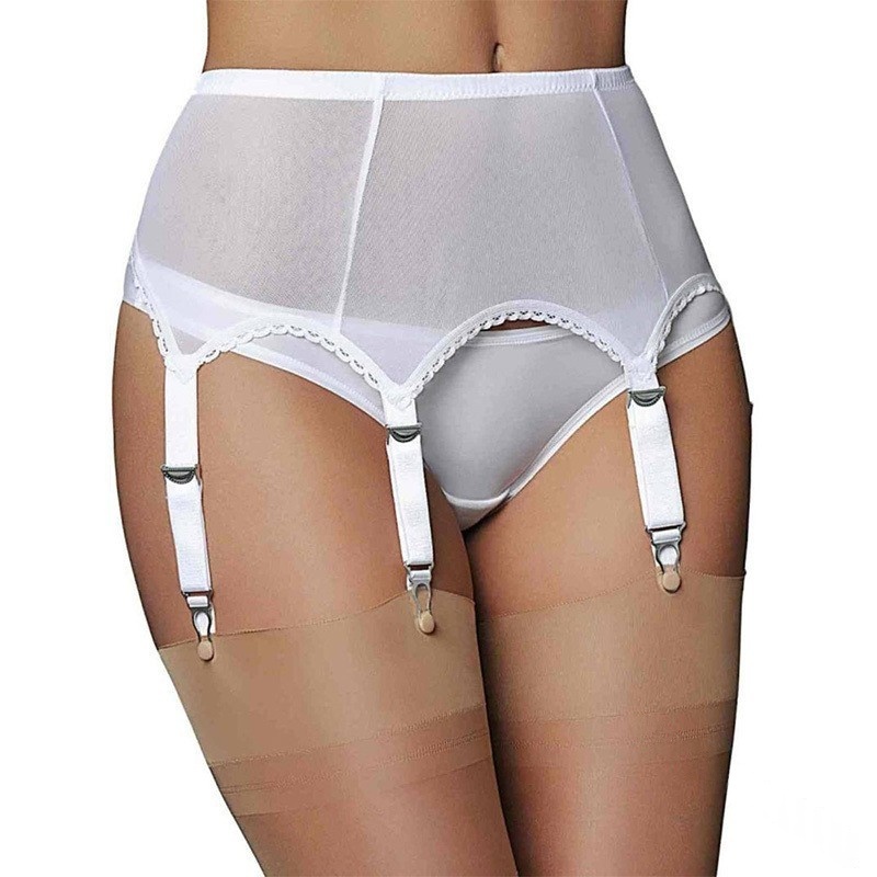 Plus-size Sexy Lingerie Set With Stockings And Garters - Image 6